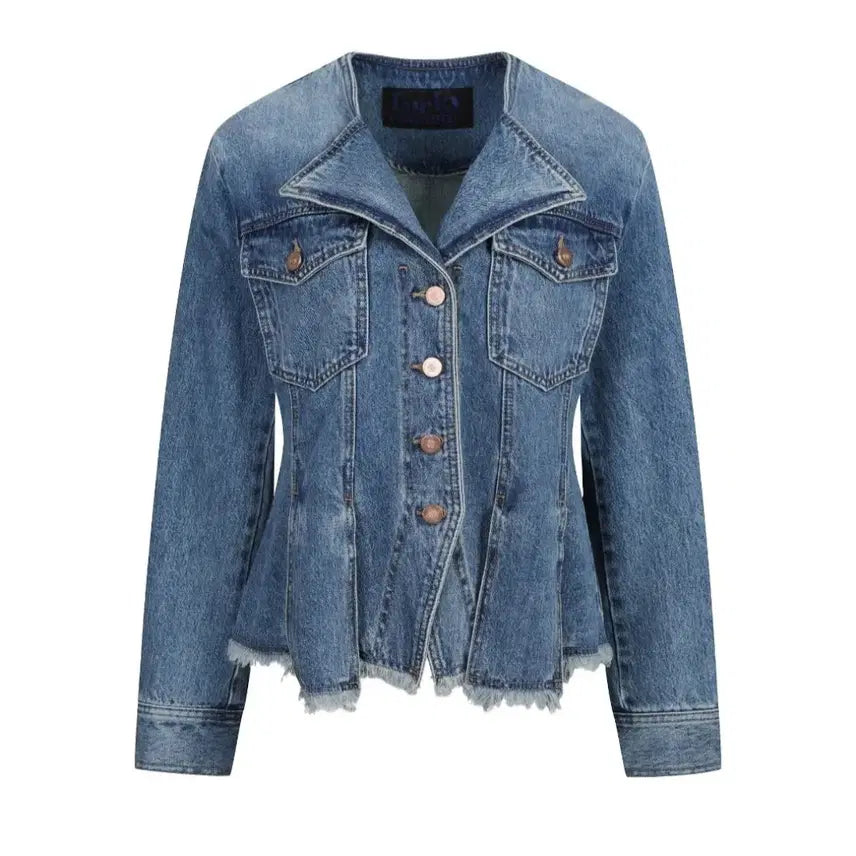 [BUNJANG] Lucky Chouette Denim Jacket / 럭키슈에뜨 데님자켓