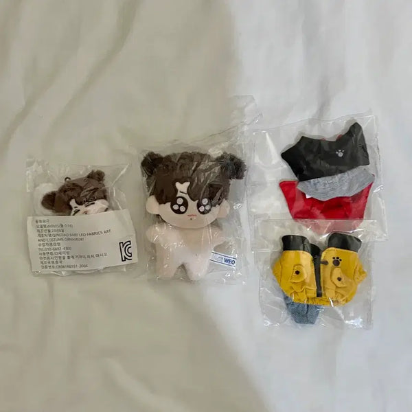 [BUNJANG] Jungkook "Jolly-Ddugi" & "Kkuk-Ddugi" 7cm/10cm Dolls with "Euphoria" Outfit Bundle / 정국 인형 졸려 뚜기 + 꾹뚜기 + 유포리아 옷 방탄 비공굿 jk