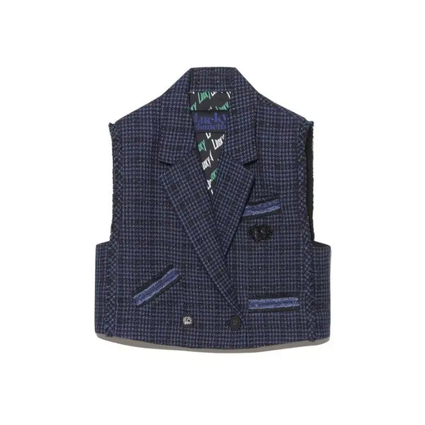 [BUNJANG] Lucky Chouette Tweed Vest / 럭키슈에뜨 베스트