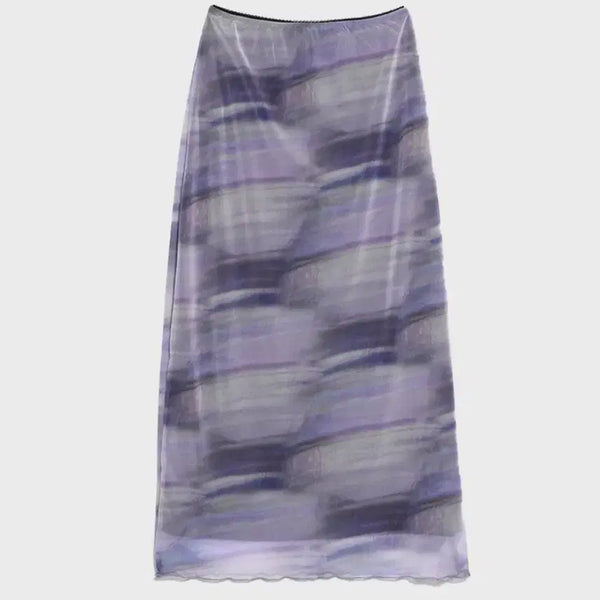 [BUNJANG] High School Disco Long Skirt / 하이스쿨디스코 롱스커트