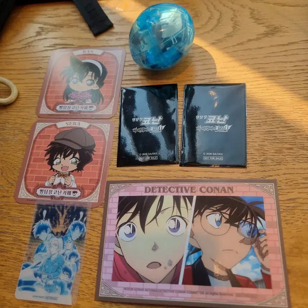 [BUNJANG] Detective Conan: The Raven Chaser Lenticular Cards & Keyring Bundle / 명탐정 코난 하이웨이의 타천사 굿즈 일괄
