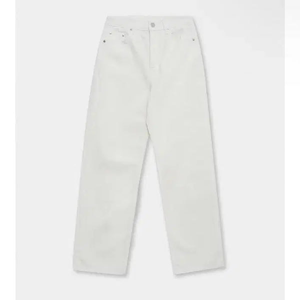 [BUNJANG] Bluebrick Wide Denim Pants White / 블루브릭 와이드 데님 팬츠 화이트