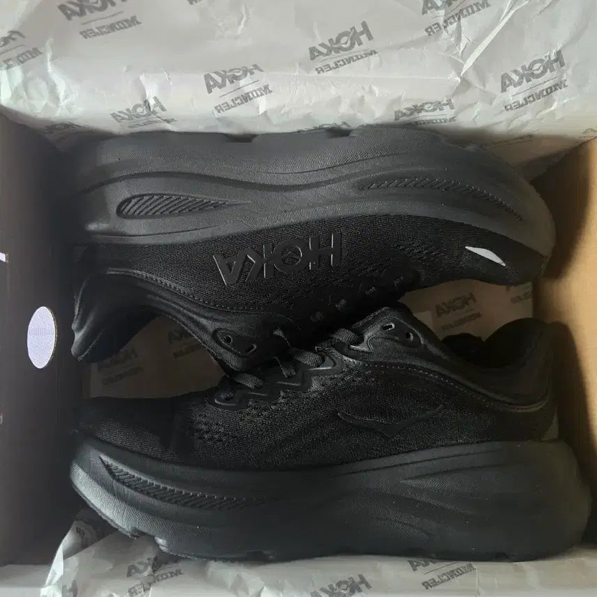 [BUNJANG] Hoka Bondi 9 Black Running Shoes / 호카  본디9 블랙 사이즈 245,265 새상품