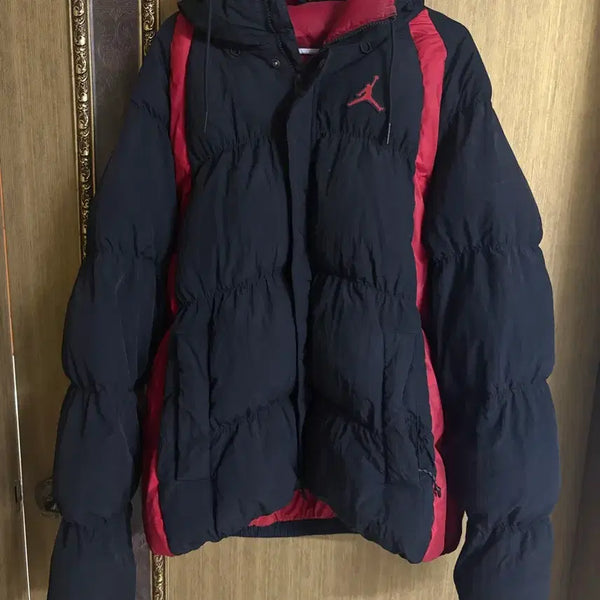 [BUNJANG] Nike Jordan Black Puffer Jacket XXL / [중고/XXL] 나이키 조던 블랙 패딩