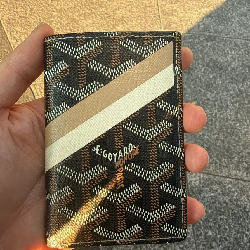 [BUNJANG] Goyard Saint Pierre Maroquage Bifold Wallet / 고야드 생피에르 마카쥬 팝니다 직거래 대구