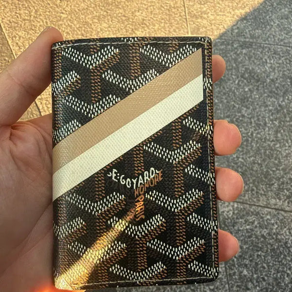 [BUNJANG] Goyard Saint Pierre Maroquage Bifold Wallet / 고야드 생피에르 마카쥬 팝니다 직거래 대구