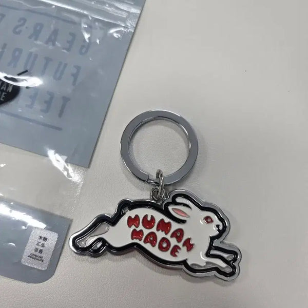 [BUNJANG] Human Made Rabbit Metal Keyring / 휴먼메이드 토끼 철제 키링
