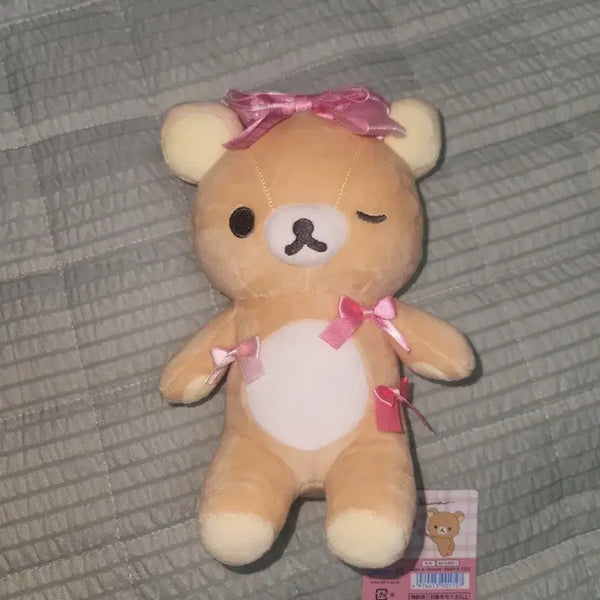 [BUNJANG] San-X Rilakkuma Ribbon Plush Doll / 산엑스 리본 리락쿠마 인형