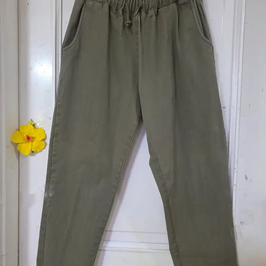 [BUNJANG] Autumn/Winter Cotton Spandex Relaxed Fit Baggy Pants / 가을 초겨울   고급스러운 디자인이쁜 핏이이쁜  면 스판 밴딩  베기통바지
