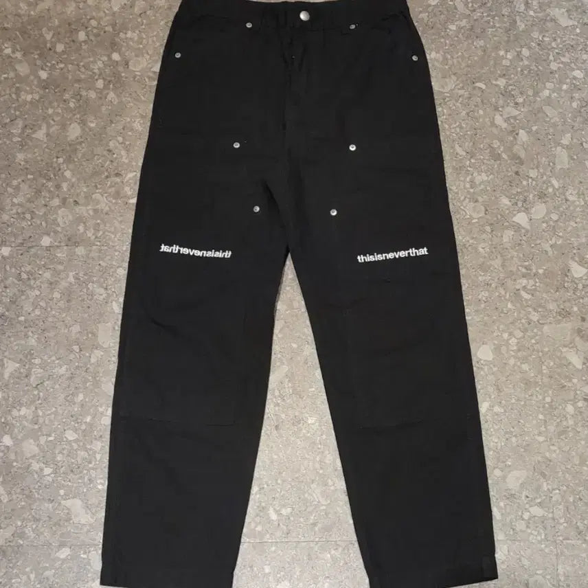 [BUNJANG] Thisisneverthat Embroidered Carpenter Pants / 디스이즈네버댓 자수 카펜터 팬츠 (S)