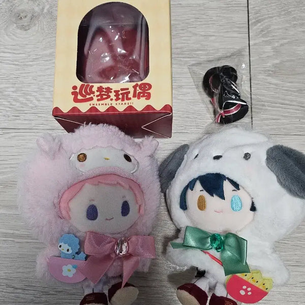 [BUNJANG] Ensemble Stars! Chugoku Star Dream Plush Set Valkyrie Itsuki Shu, Kagehira Mika with Sanrio Enjoy Doll Clothes / [일괄] 앙상블스타즈 앙스타 중스타 드림누이 발키리 이츠키 슈, 카게히라 미카 산리오 엔조이 인형 옷 포함