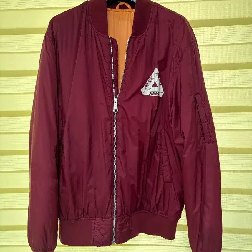 [BUNJANG] Palace Bomber Jacket Burgundy / 팔라스 봄버 자켓 버건디