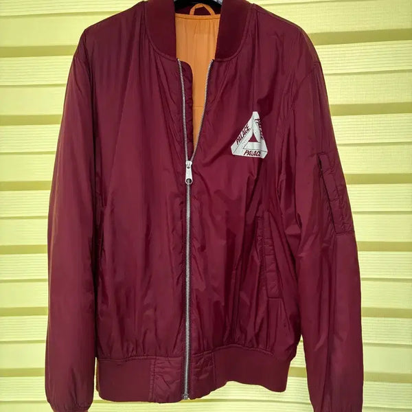 [BUNJANG] Palace Bomber Jacket Burgundy / 팔라스 봄버 자켓 버건디
