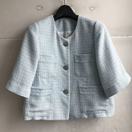 [BUNJANG] Jessi New York Genuine Tweed Jacket / 제시뉴욕 정품 - 55.66/새거수준