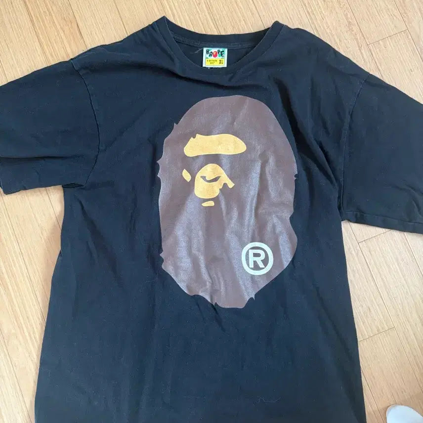 [BUNJANG] BAPE Half Sleeve T-Shirt Black XL / 베이프 반팔 티셔츠 블랙 xl