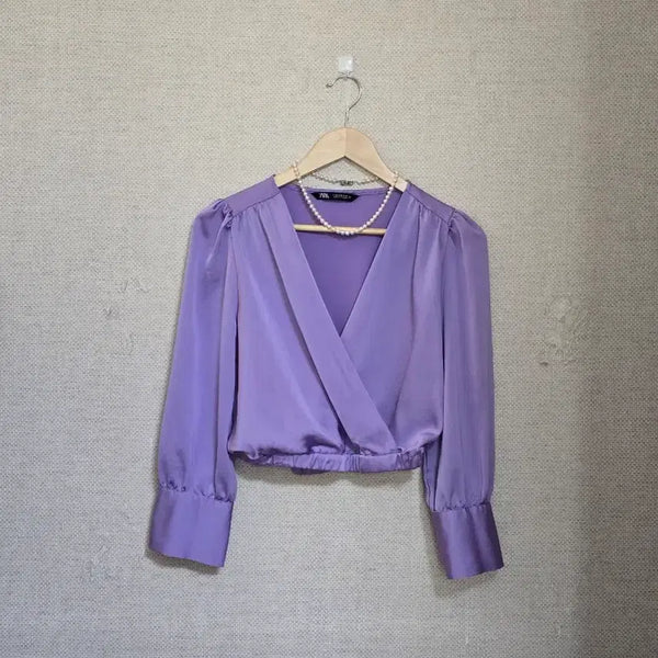 [BUNJANG] ZARA Cropped Blouse / ZARA)자라 크롭 블라우스55