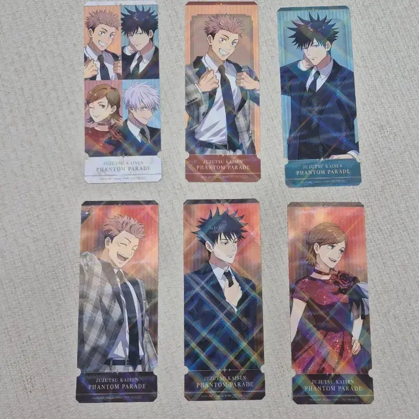 [BUNJANG] Jujutsu Kaisen Phantom Parade Hologram Ticket Bundle Set / 주술회전 팬텀퍼레이드 홀로그램티켓