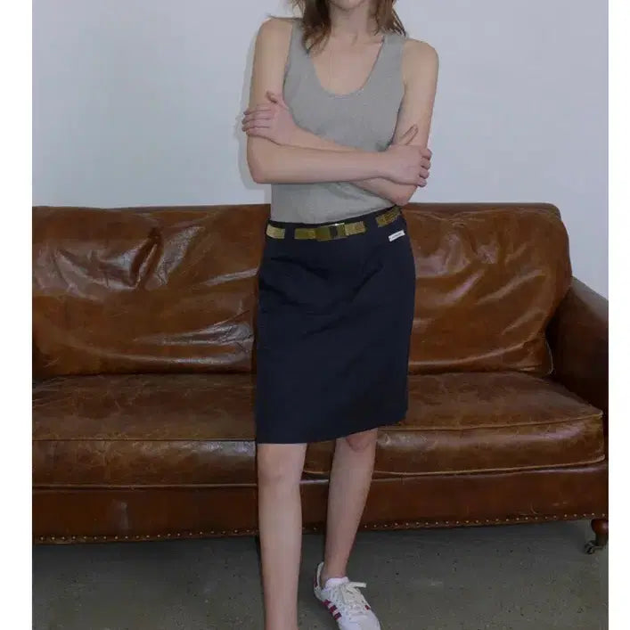 [BUNJANG] OVERDU FLARE EASY CLASSIC COTTON SKIRT / 오버듀플레어 스커트 EASY CLASSIC COTTON SKIRT