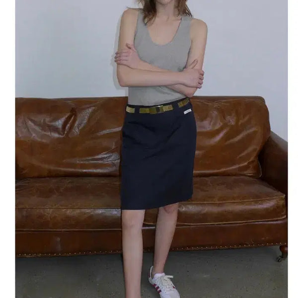 [BUNJANG] OVERDU FLARE EASY CLASSIC COTTON SKIRT / 오버듀플레어 스커트 EASY CLASSIC COTTON SKIRT