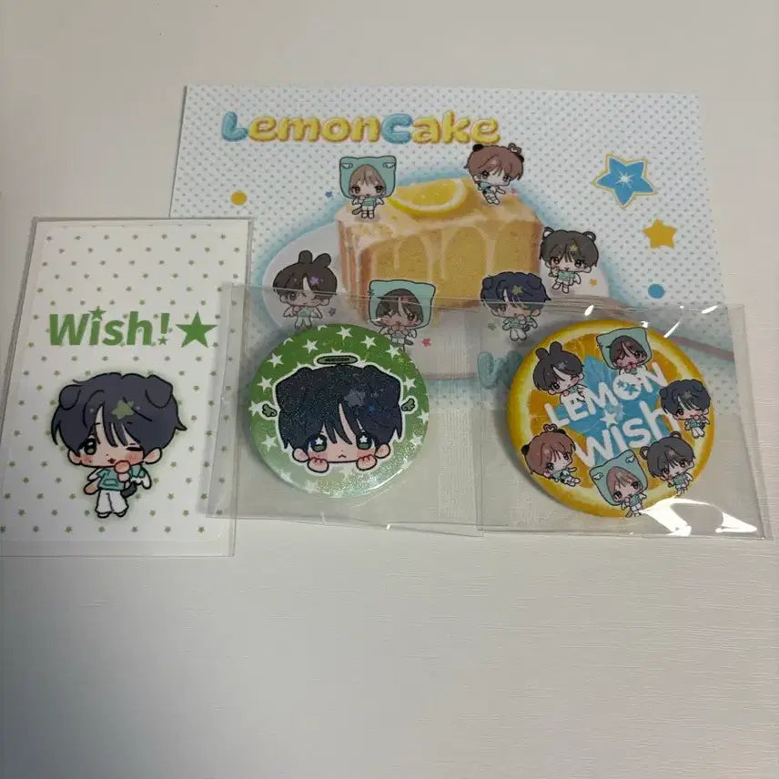 [BUNJANG] NCT WISH Jaehee Decal Set - Button, Card Sticker, Postcard Bundle / 엔시티위시 데굴이님 비공굿 재희 핀버튼 카드스티커 엽서 일괄