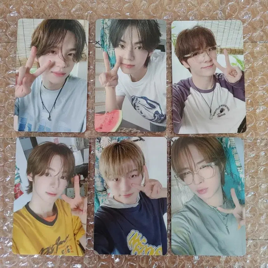 [BUNJANG] TWS Soda Soda Animate POB Photocard Set / 현물) 투어스 소다소다 애니메이트 특전 포카 세트 양도