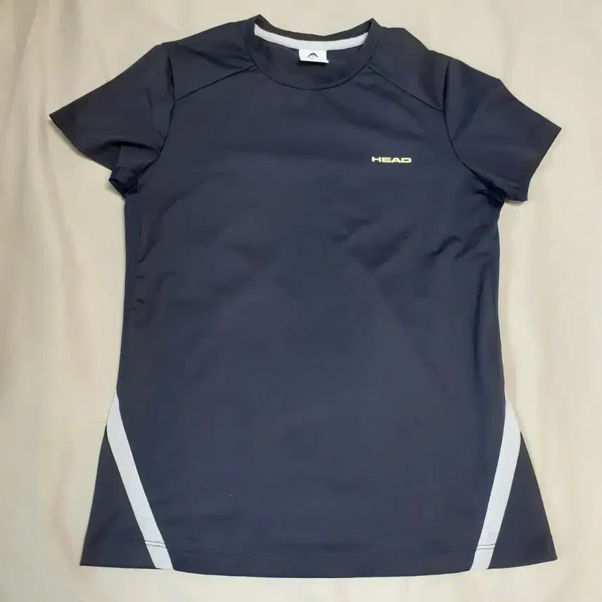 [BUNJANG] HEAD Sport Performance Short Sleeve T-Shirt Navy / HEAD 스포츠 기능성 반팔티 네이비 90