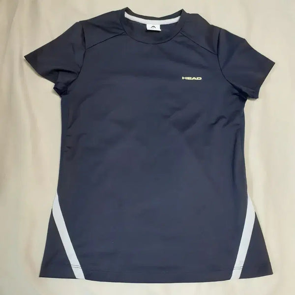 [BUNJANG] HEAD Sport Performance Short Sleeve T-Shirt Navy / HEAD 스포츠 기능성 반팔티 네이비 90