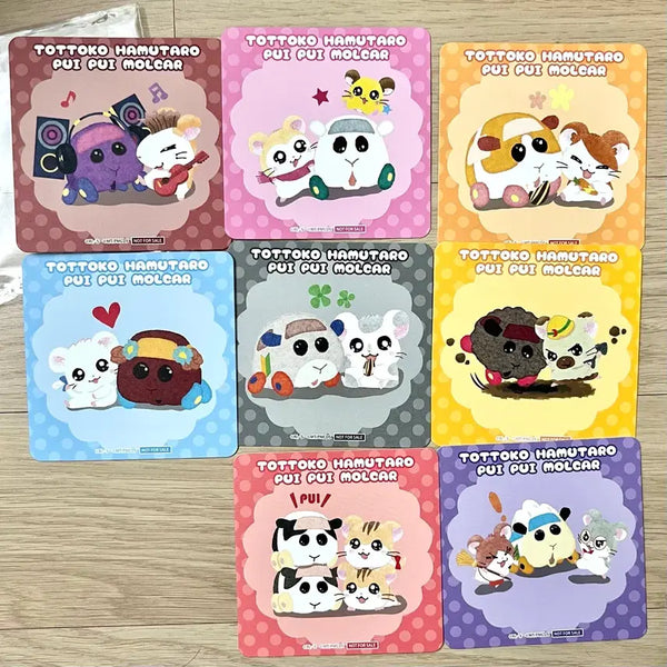[BUNJANG] Hamtaroh x Moruka Pop-up Lucky Draw Paper Coaster Set (8 types) / 햄토리x모루카 팝업 럭키드로우 종이 코스터 8종 판매