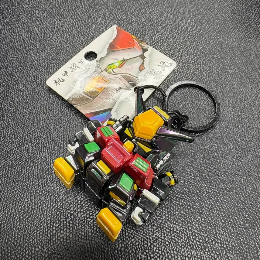 [BUNJANG] SD Gundam Style Rubber Keychain (Brown) / (미사용) SD 건담 스타일 키링 (갈색)