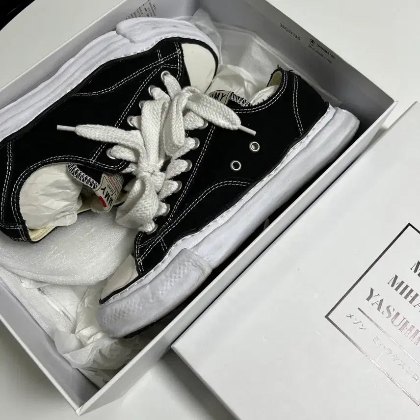 [BUNJANG] Mihara Yasuhiro Peterson OG Black Sneakers / 미하라 야스히로 피터슨 OG