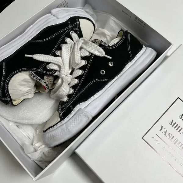 [BUNJANG] Mihara Yasuhiro Peterson OG Black Sneakers / 미하라 야스히로 피터슨 OG