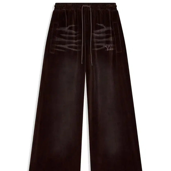 [BUNJANG] Open YY Velour Sweatpants / open yy 오픈와이와이 벨루어 스윗팬츠