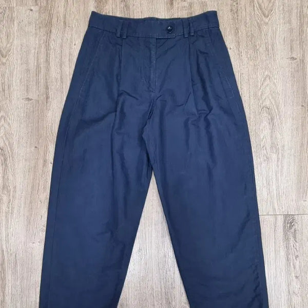 [BUNJANG] COS Linen Blend Relaxed Fit Trousers - Navy / COS 코스 린넨 혼방 배기핏 바지 S _ 여성