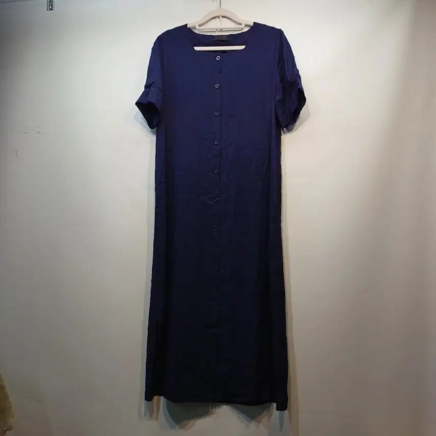 [BUNJANG] Navy Button Dress Summer Size 90 / 네이비 단추 원피스 여름 90사이즈  68001