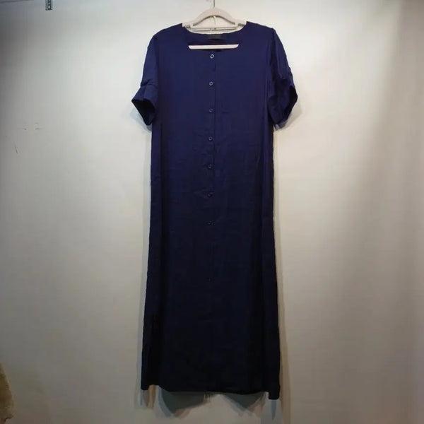 [BUNJANG] Navy Button Dress Summer Size 90 / 네이비 단추 원피스 여름 90사이즈  68001