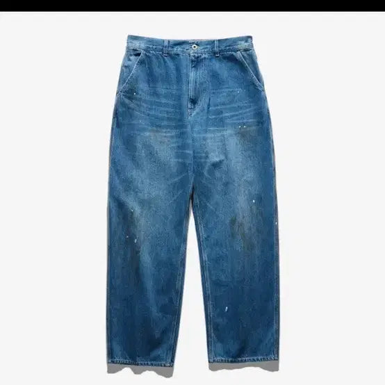 [BUNJANG] Duteur Second Denim Work Pants Dirty Wash / 듀테로 세컨드 데님 워크 팬츠 더티 워싱