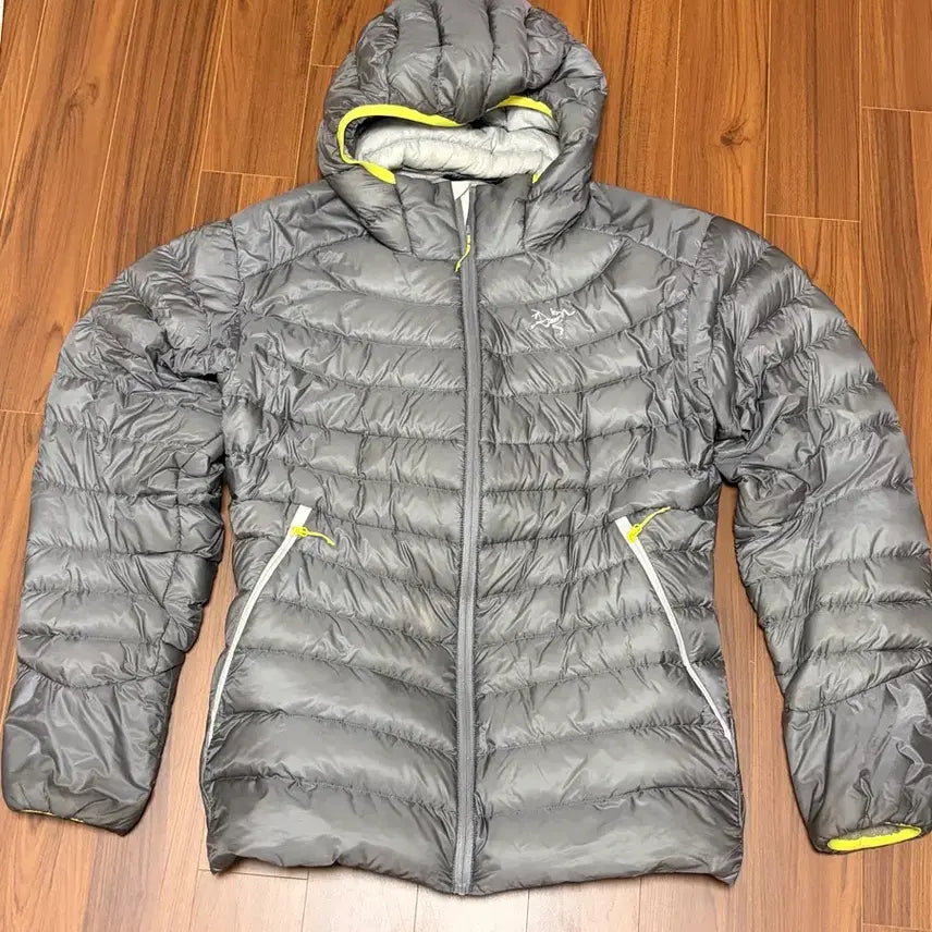 [BUNJANG] Arc'teryx Cerium Down Jacket Grey/Yellow / 아크테릭스 세륨 패딩 그레이 / 옐로