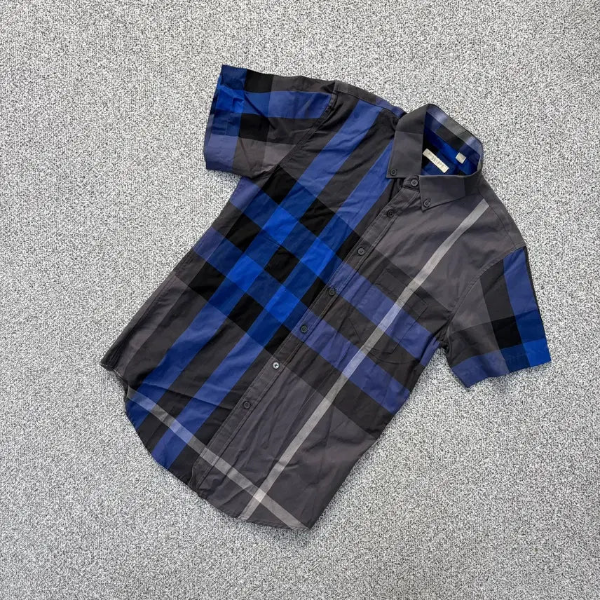 [BUNJANG] Burberry Nova Check Short Sleeve Shirt / L 버버리 노바체크 반팔 셔츠 남방 0818J1