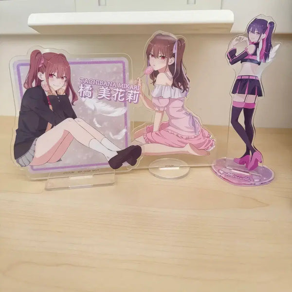 [BUNJANG] 2.5D Temptation Tachibana Mikari Acrylic Stand Set / 2.5차원의 유혹 타치바나 미카리 아크릴 스탠드 3종 일괄
