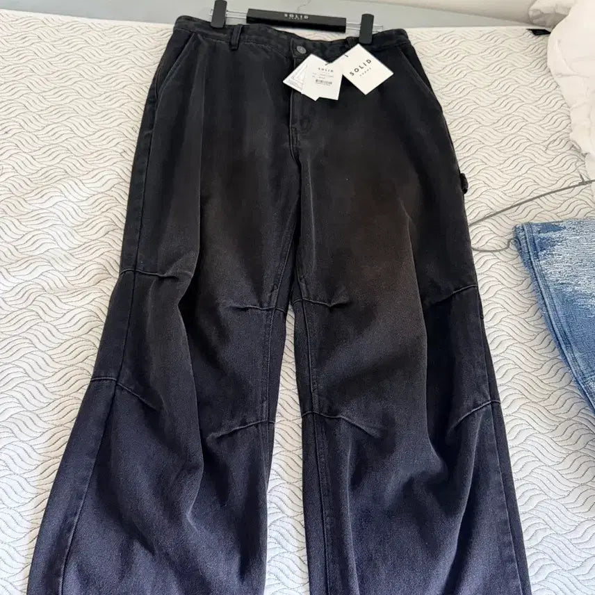 [BUNJANG] Solid Homme Carpenter Denim Pants / 솔리드옴므 카펜더 데님