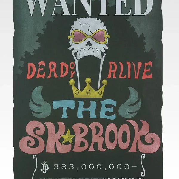 [BUNJANG] One Piece Elbaf Ichiban Kuji Brook Wanted Poster B3 Size / 원피스 엘바프 제일복권 브룩 현상수배서 B3 사이즈