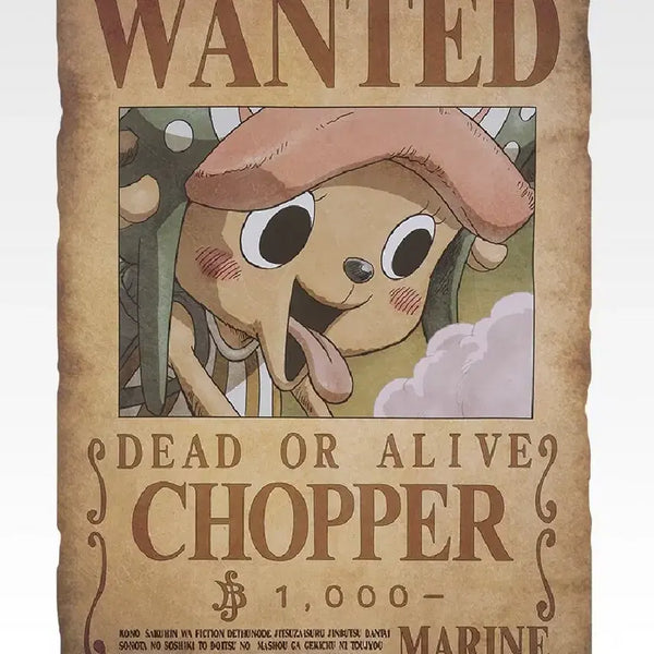 [BUNJANG] One Piece Elbaf Ichiban Kuji Chopper Wanted Poster B3 Size / 원피스 엘바프 제일복권 쵸파 현상수배서 B3 사이즈