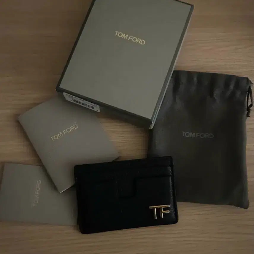 [BUNJANG] Tom Ford Card Holder Black / 톰포드 카드지갑 블랙