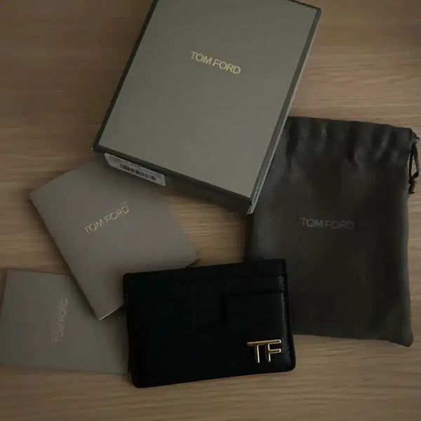 [BUNJANG] Tom Ford Card Holder Black / 톰포드 카드지갑 블랙