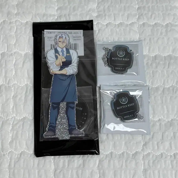 [BUNJANG] Demon Slayer Tengen Uzui Acrylic Bottle Charm / 귀멸의칼날 목테일 긴자바 우즈이 텐겐 아크릴 보틀 참