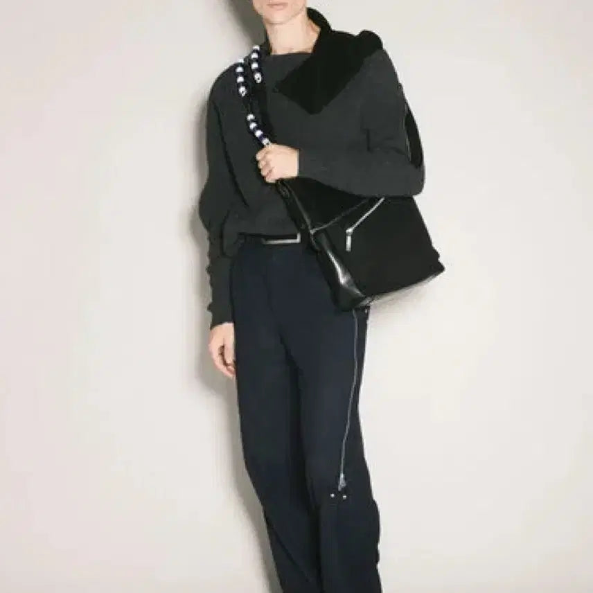 [BUNJANG] Kiko Kostadinov Knox Trousers Navy / (46) kiko kostadinov knox trousers navy