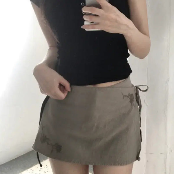 [BUNJANG] Vintage Style Wrap Skirt Pants / (새상품) 빈티지st 랩스커트팬츠