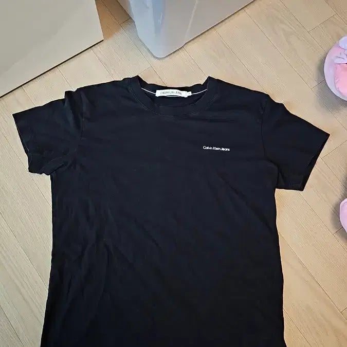 [BUNJANG] Calvin Klein Jeans Black Short Sleeve T-Shirt Size S / 남자 캘빈클라인 반팔티 블랙 S사이즈