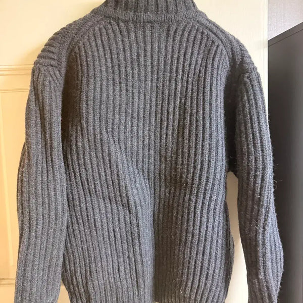 [BUNJANG] FARFROMWHAT HEAVY RIB WOOL KNIT (GRAY) / 파프롬왓 FAR HEAVY RIB WOOL KNIT (GRAY) 팝니다.
