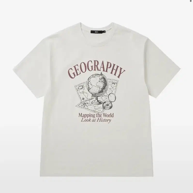 [BUNJANG] History Geography Arch Logo T-Shirt / (1회착용) 보다 역사를 보다 지리학 아치 로고 티셔츠 2호